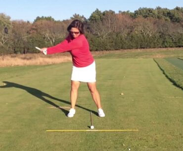Full Swing - balance and follow thru for consistency