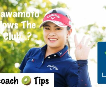 Yui Kawamato Golf Swing Analysis Vs. Kiwicoach (Kiwicoach Tips)
