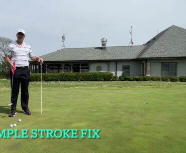 QUICK PUTTING TIP. FLYT Golf. How to putt with an arc stroke. #golfinstruction #golftips #putting