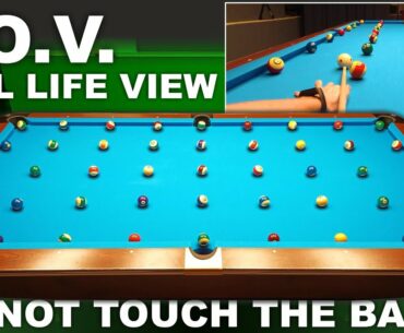 45 Balls - Don't Touch Other Balls !!! POV GoPro Billiard Drill