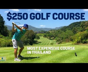 Nine Holes Every Shot in SIX MINUTES - The Most Expensive Course in Thailand