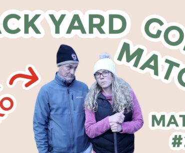 EPIC BACK YARD GOLF MATCH | George Bryan III Vs M.C