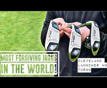 The Friendliest GOLF IRONS IN THE WORLD! Cleveland HB Launcher Turbo Irons.