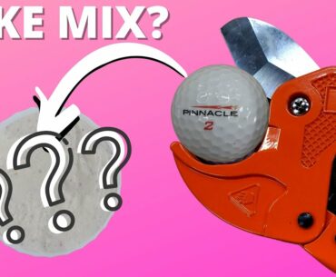 WHAT'S INSIDE A PINNACLE GOLF GOLF BALL? #Shorts