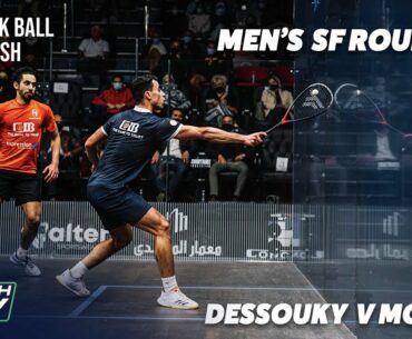 Squash: Dessouky v Momen - CIB Black Ball Open 2021 - Men's SF Roundup