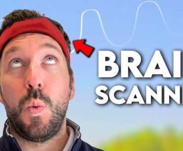 Playing golf using a BRAIN SCANNER....this thing is UNREAL!