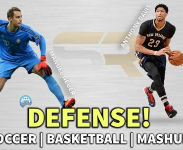 Soccer & Basketball MASHUP Defense M. Neuer & A. Davis || SPORTS REACTIONS