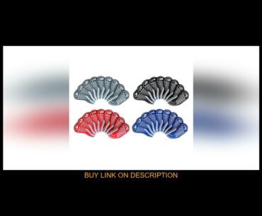 BEST 9Pcs/Set Portable Sport Neoprene Golf Club Head Cover Iron Protective Headcovers Case Set Cove