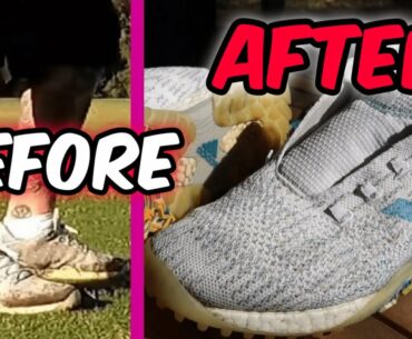 HOW TO CLEAN GOLF SHOES!!!