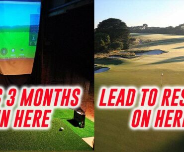 Golf Vlog - Has Skytrak Indoor Practice Got My Game Ready For The Real Golf Course.