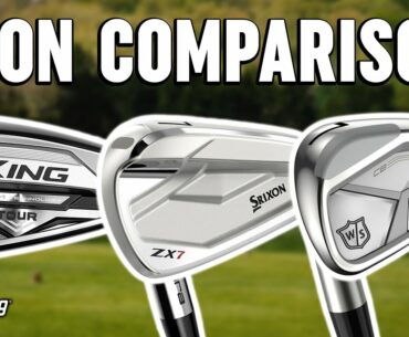 Golf Irons Comparison | Cobra KING Tour vs Srixon ZX7 vs Wilson Staff Model CB