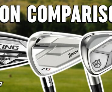 Golf Irons Comparison | Cobra KING Tour vs Srixon ZX7 vs Wilson Staff Model CB