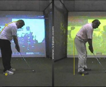 Glyn Meredith Golf Academy Dubai analyses Golfers Posture using V1 Golf
