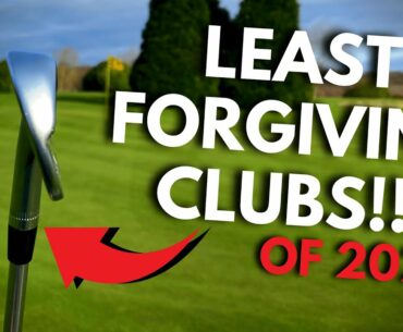 Playing Golf With The LEAST FORGIVING Golf Clubs of 2021...