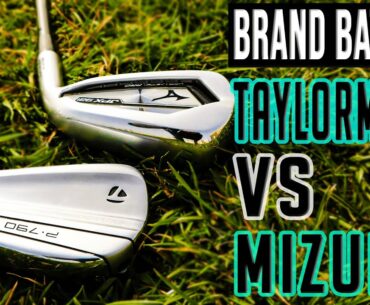 TAYLORMADE P790 VS MIZUNO JPX 921 HOT METAL PRO! | BEST IRONS TEST