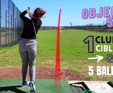 VLOG GOLF | Objectif 5 : Un club, une cible et 5 balles