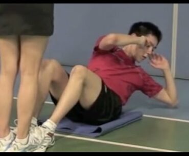 Badminton Fitness Training Type (13) Core Exercises