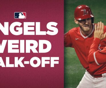 Angels' Taylor Ward hits confusing walk-off blast! (In 8th inning)