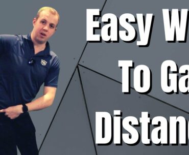 How To Gain Distance Easily | Simple Tip To Hit It Further | Swing Fix