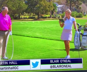 Low point of hands and club head in golf swing