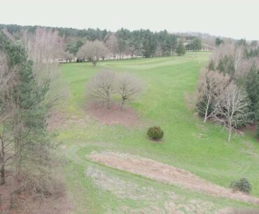 The Millbrook Golf Club 9th Hole Spring Flyover