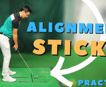 golf ALIGNMENT STICKS - WHY & HOW to use them