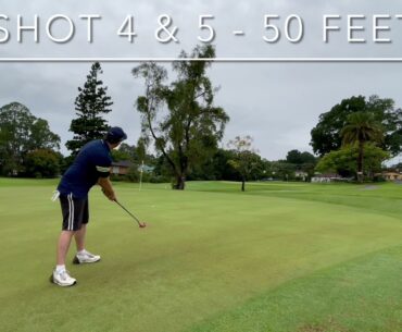 9 holes golf - Lismore Workers Golf club, average display of golf. Handicap 10.
