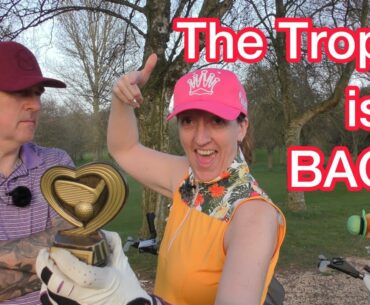 Mr vs Mrs is BACK!!!  And so is the Trophy....first 3 hole match since lockdown
