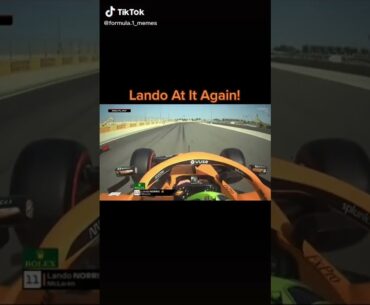 Lando Is Back At It Again, Waves At Carlos's Ferrari While Overtaking Him