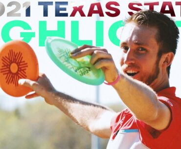 The BEST Highlights from 2021 Texas State Disc Golf Championship | Jomez