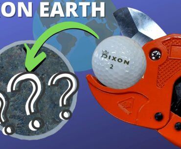 WHAT'S INSIDE AN ECO-FRIENDLY DIXON EARTH GOLF BALL? #Shorts