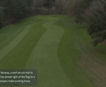 The Millbrook Golf Club 11th Hole Spring Flyover