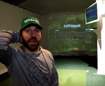 GOLF SIMULATOR CHALLENGE | What do I score on a Trackman course?
