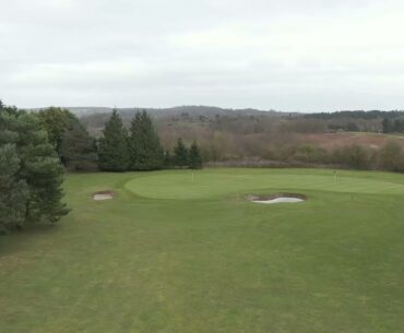 The Millbrook Golf Club 16th Hole Spring Flyover