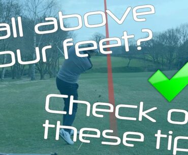 GOLF BALL ABOVE YOUR FEET? NO PROBLEM! - Tips On Tuesday