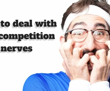 How do professional table tennis athletes  deal with pre-competition nerves