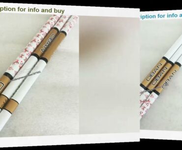 Review wholesale New Golf Drivers shaft OBAN WHITE Graphite Golf shaft 04 S Flex 3pcs/lot clubs woo