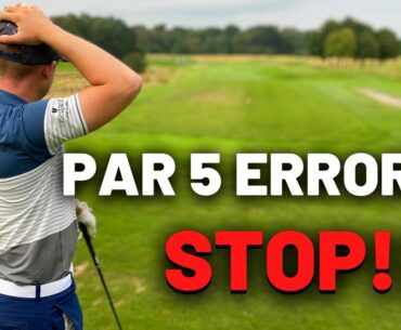 GOLFER BIGGEST MISTAKE ON PAR 5'S -  Simple Golf Tips