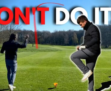 LOW HANDICAP GOLFER LOSES HIS TEMPER ON THE COURSE!!!