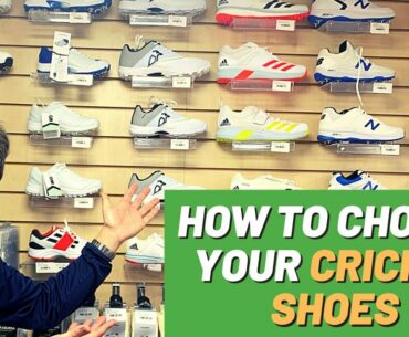 How To Choose Your Cricket Shoes | Cricket Spikes | Key Considerations!