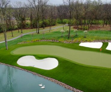 Kansas City one-hole golf course is replica of the 12th hole at Augusta National Golf Club