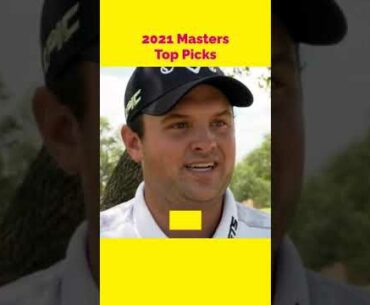 The Masters Golf 2021 Top Ten Picks #shorts