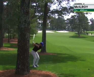 Rory McIlroy Hit His Dad with a Bad Shot at the 2021 Masters!