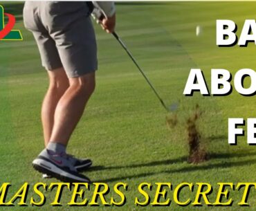 2 Ways To Play A Ball Above Your Feet | MASTERS SECRETS | Milo Lines Golf
