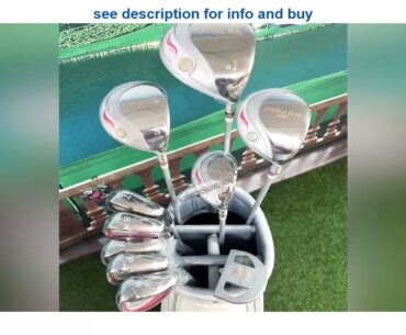 Promo of Women New Golf Clubs Maruman Figaro Compelete Club Set Golf Driver 3 5 Wood Irons Putter L