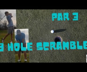 FATHER AND SON 9 HOLE SCRAMBLE  HOW LOW CAN WE GO??