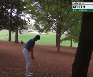 Jordan Spieth triple bogeys at the Masters