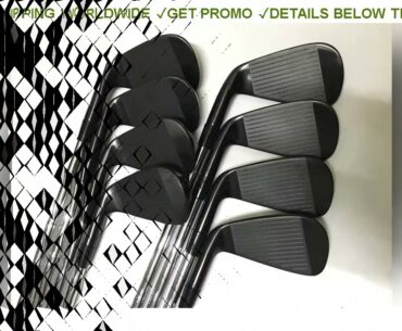[DIscount] $230 BIRDIEMaKe Golf Clubs 8PCS A3 718 Irons BLACK A3 718 Golf Iron Set 3 9P R/S Flex St
