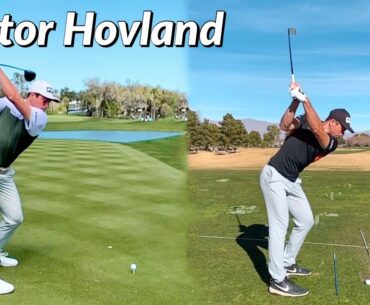 Viktor Hovland Golf Swing 2021 - IRON & DRIVER Slow Motion 240Fps HD