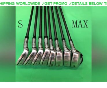 [Deal] $234 Golf Clubs S MAX Irons Golf Iron Set 4 9PS R/S/SR Flex Graphite /Steel Shaft With Head